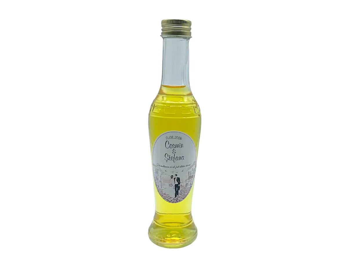 Sticla pentru marturii de nunta, Amfora – 200ml
