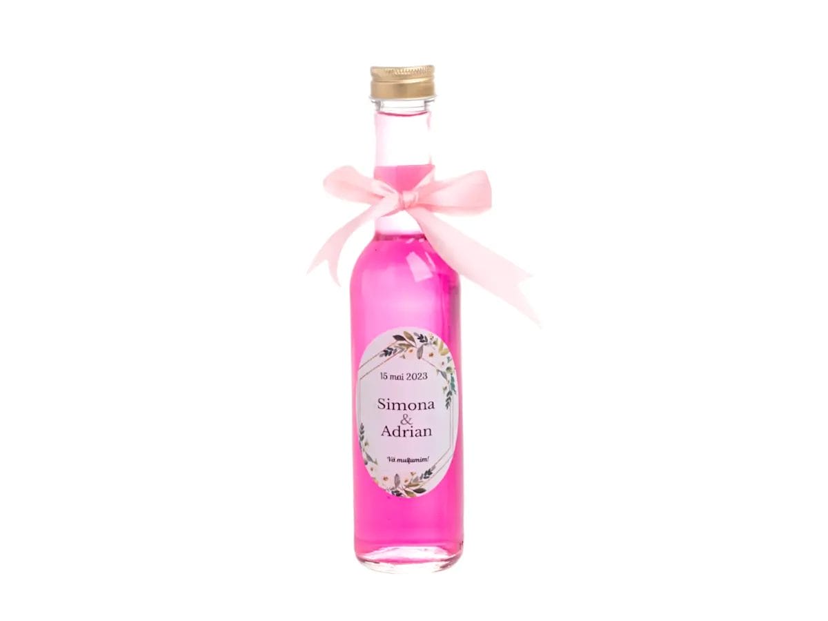 Sticla pentru marturii de nunta, Larisa – 200ml